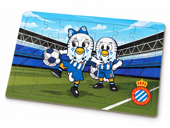 Puzles cartón rectangular  21x29,7 cm / 28 piezas