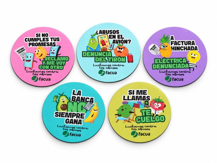 Imanes Flexibles de Nevera - Circulares 50 mm