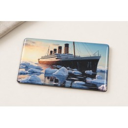 Imanes con Gota de Resina - Rectangulares 50 x 70 mm