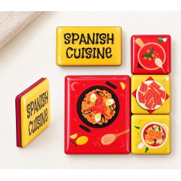 Doming Set con Imán + Foam - 75x85 mm / 5 Piezas