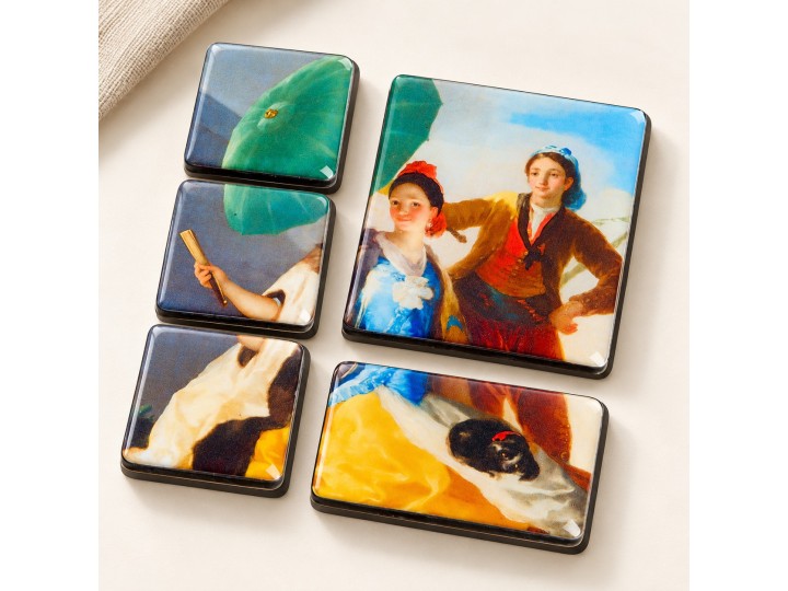 Doming Set con Imán + Foam - 75x85 mm / 5 Piezas